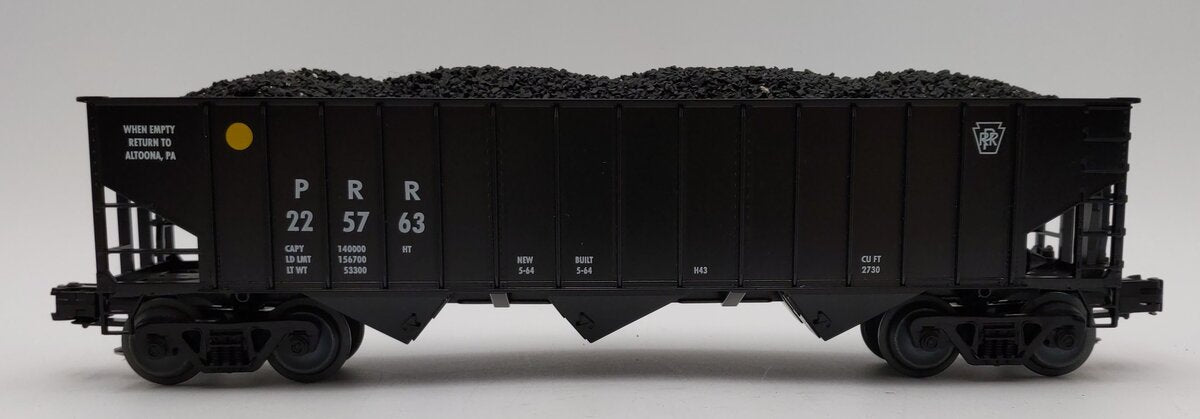 Weaver O Scale PRR 3 Bay 3 Rail Coal Car Hopper #225763 LN/Box