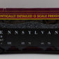 MTH 20-90003D O Gauge Pennsylvania Hopper with Coal Load #673467 LN/Box