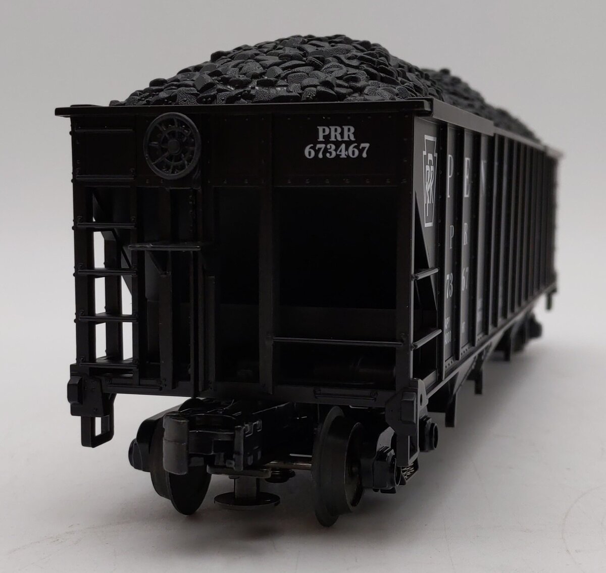 MTH 20-90003D O Gauge Pennsylvania Hopper with Coal Load #673467 LN/Box