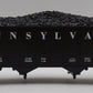 MTH 20-90003D O Gauge Pennsylvania Hopper with Coal Load #673467 LN/Box