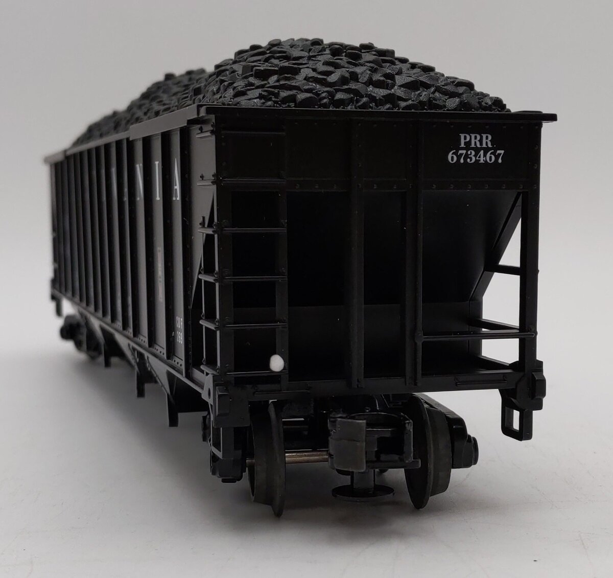 MTH 20-90003D O Gauge Pennsylvania Hopper with Coal Load #673467 LN/Box