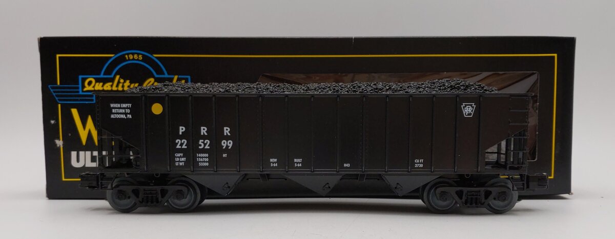 Weaves O Scale PRR 3 Bay 3 Rail Coal Car Hopper #225299 LN/Box