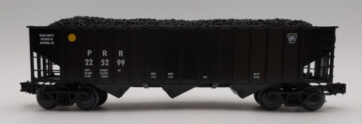 Weaves O Scale PRR 3 Bay 3 Rail Coal Car Hopper #225299 LN/Box