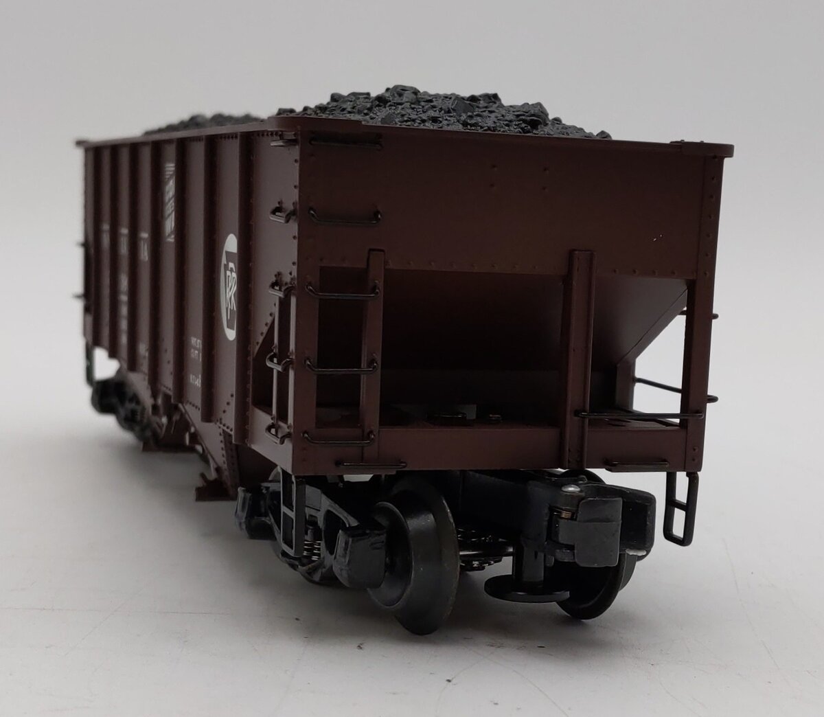 K-Line K6253-1891 O Pennsylvania RR Diecast Ribbed 2-Bay Hopper #220390 LN/Box