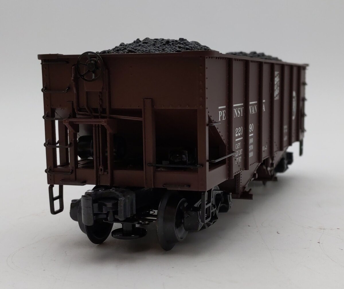 K-Line K6253-1891 O Pennsylvania RR Diecast Ribbed 2-Bay Hopper #220390 LN/Box