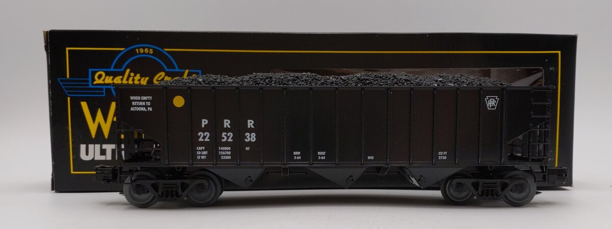Weaver O Scale POO 3 Bay 3 Rail Coal Car Hopper #225238 LN/Box