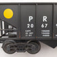 Weaver 206784 O Gauge PRR 2 Bay Ribbed Hopper (3-Rail) EX/Box