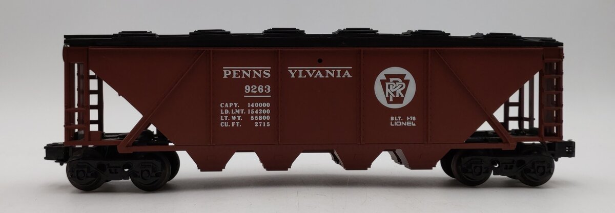 Lionel 6-9263 O Gauge Pennsylvania 4 Bay Hopper Car EX/Box