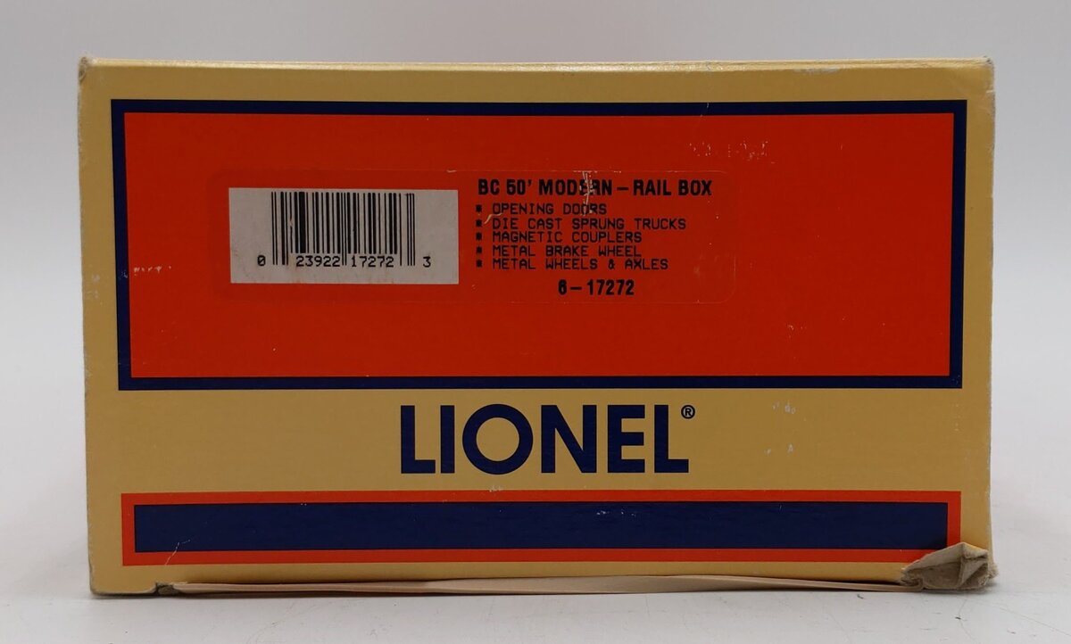Lionel 6-17272 O Gauge Railbox Boxcar LN/Box