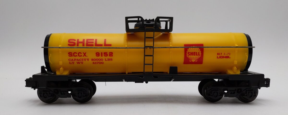 Lionel 6-9152 O Gauge Shell Single Dome Tank Car #9152 EX/Box