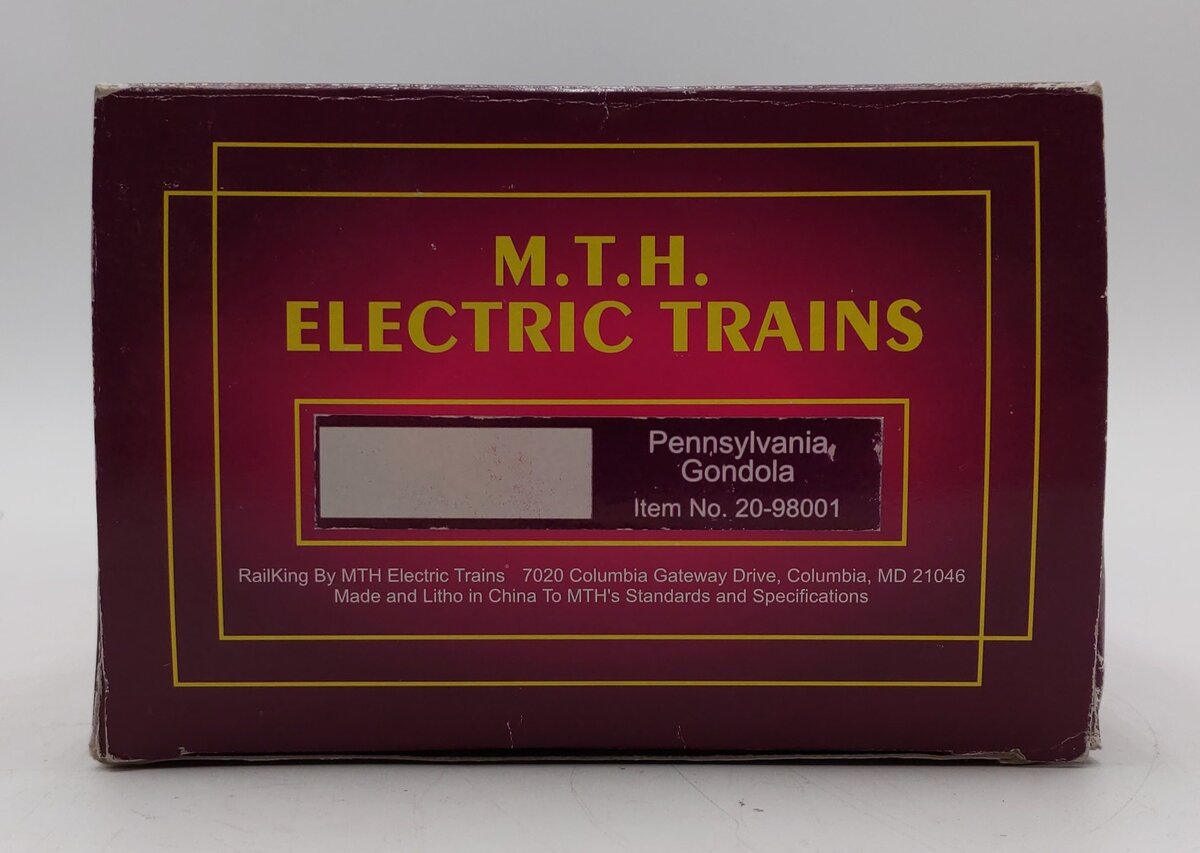 MTH 20-98001 O Pennsylvania Gondola Car #362548 LN/Box