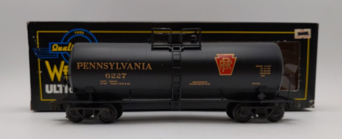 Weaver U1315-6227 PRR Tank Car 3-Rail EX/Box