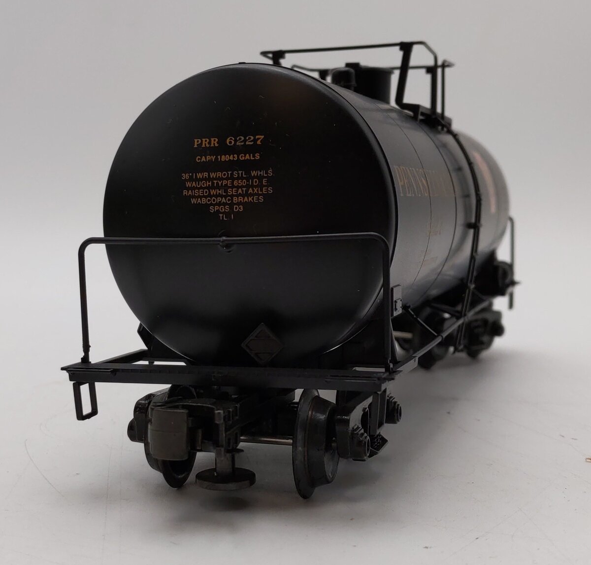 Weaver U1315-6227 PRR Tank Car 3-Rail EX/Box