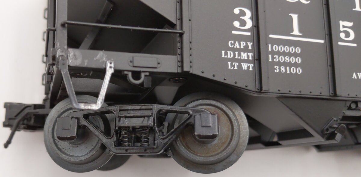 Atlas 6772-1 O Gauge Cambria & Indiana 55 Ton Fishbelly Hopper Car #315 (3 Rail) EX/Box