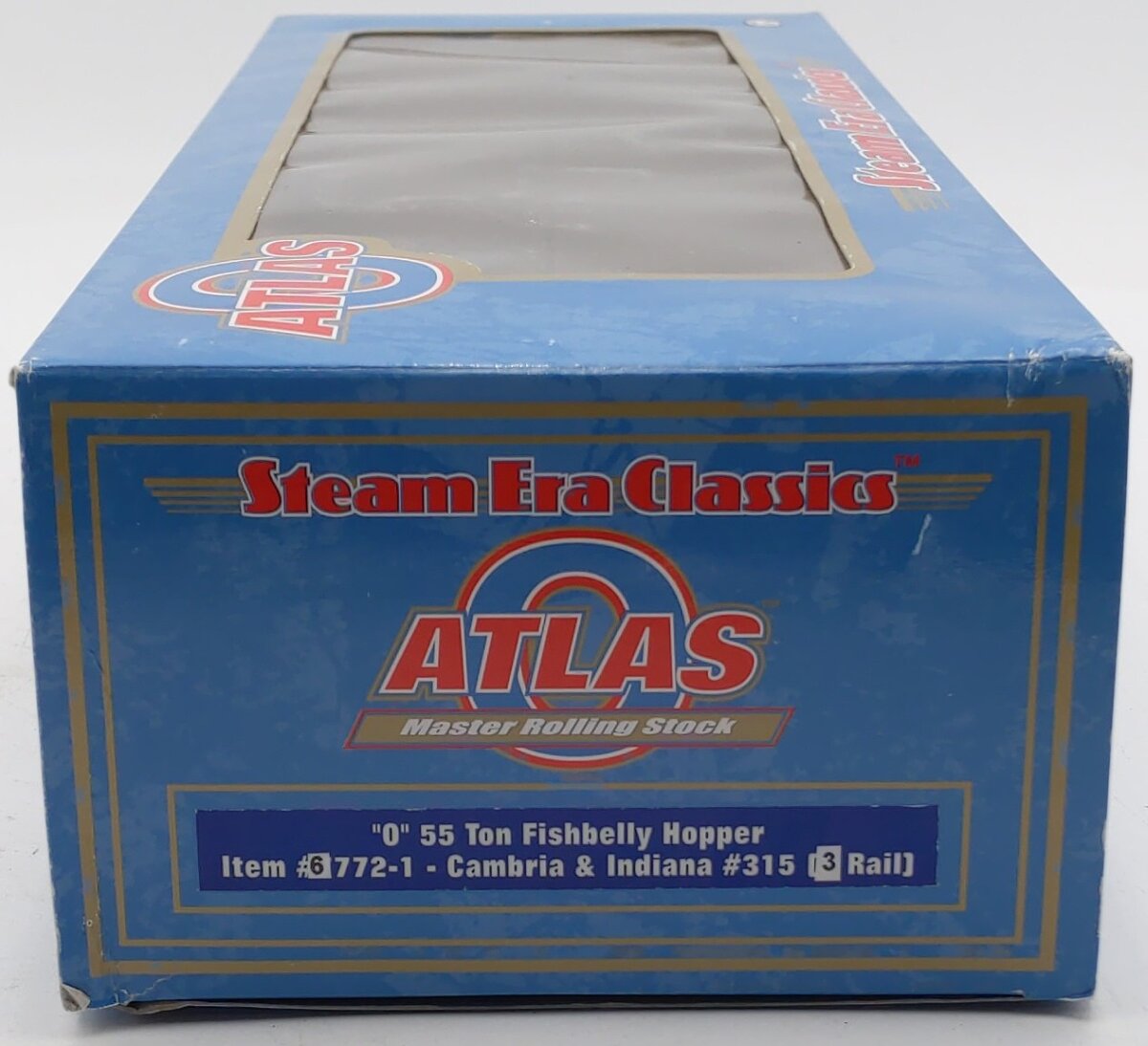 Atlas 6772-1 O Gauge Cambria & Indiana 55 Ton Fishbelly Hopper Car #315 (3 Rail) EX/Box