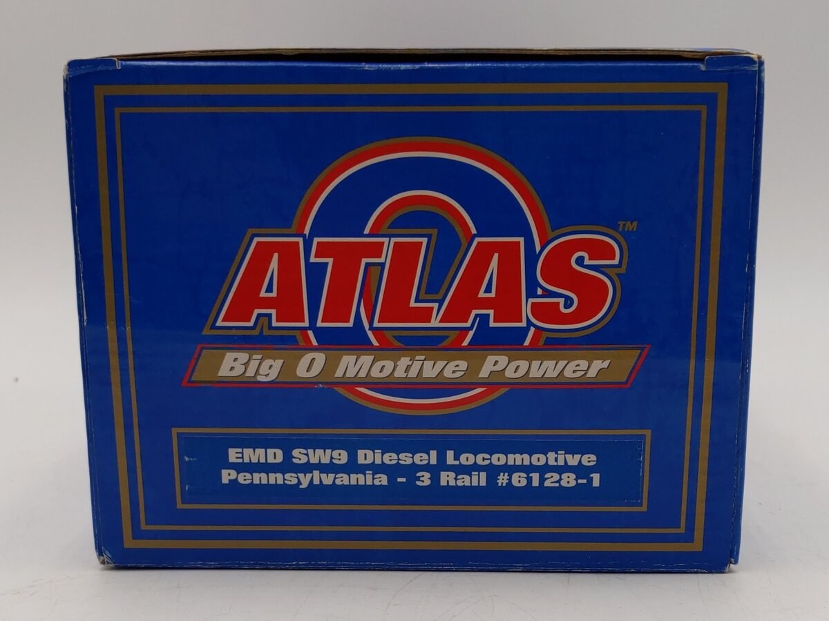 Atlas 6128-1 O Pennsylvania EMD SW9 Diesel Switcher #8516 3 Rail VG/Box