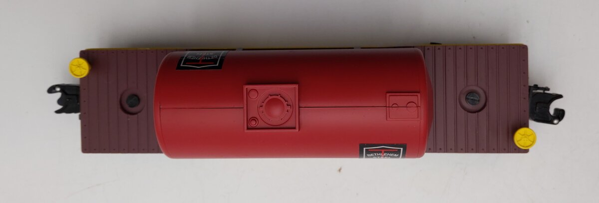 RMT 96519-5 O Gauge Bethlehem Steel-Lack Depressed Flatcar w/Load #44 LN/Box