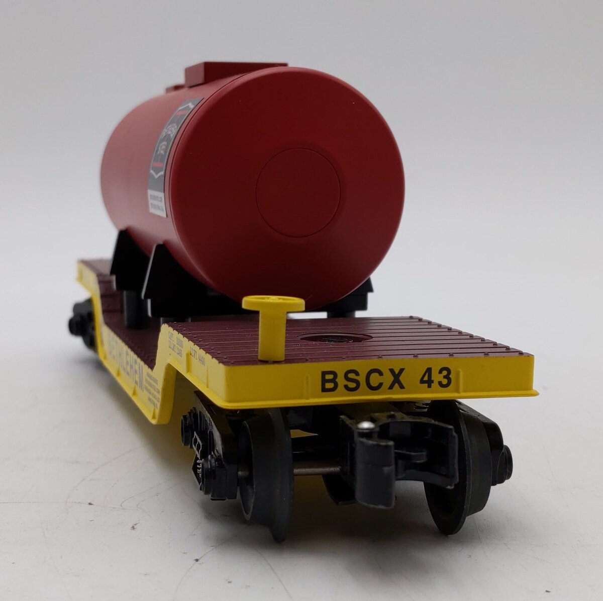 RMT 96519-5 O Gauge Bethlehem Steel-Lack Depressed Flatcar w/Load #44 LN/Box