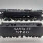 Hallmark 3751 HO Scale BRASS Santa Fe 4-8-4 Super Crown Steam Loco & Tender EX/Box