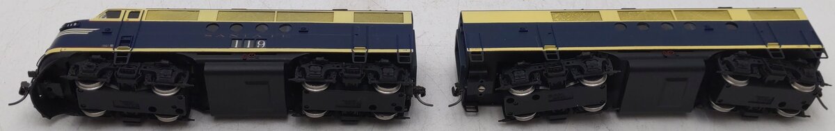 Hallmark Models HO BRASS Santa Fe EMD FT A&B Diesel Locomotive Set - Painted/Box
