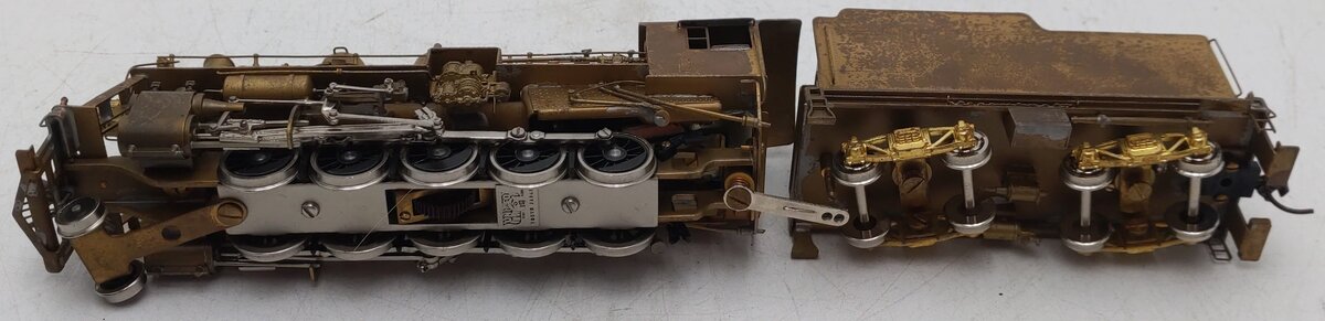 United Models/PFM HO BRASS Frisco 2-10-0 Russian Steam Locomotive & Tender/Box