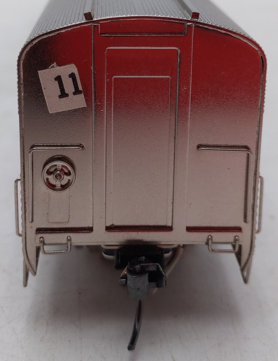 Oriental Limited 3430 HO BRASS Nickel Plated ATSF Baggage Car EX/Box