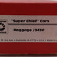 Oriental Limited 3430 HO BRASS Nickel Plated ATSF Baggage Car EX/Box