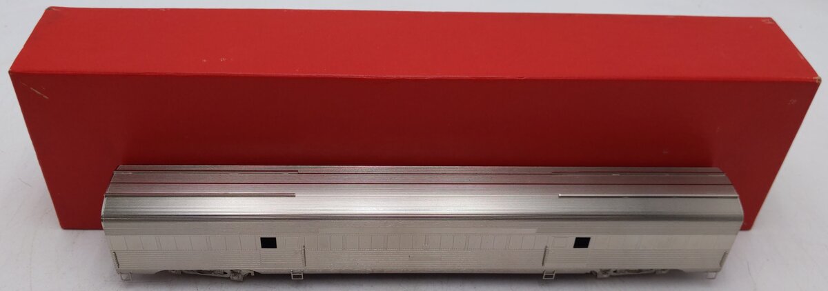 Oriental Limited 3430 HO BRASS Nickel Plated ATSF Baggage Car EX/Box
