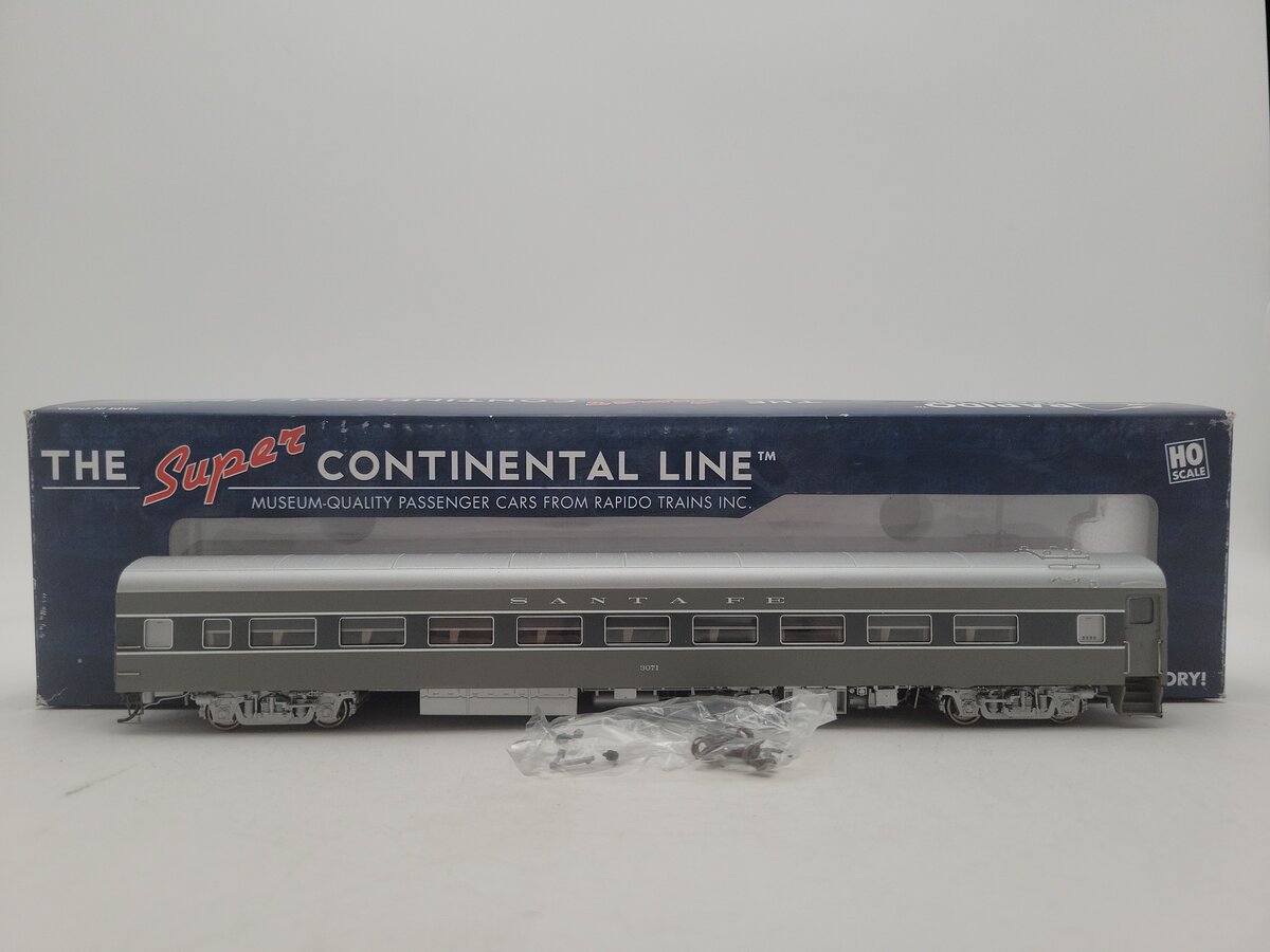 Rapido 100101 HO Scale Santa Fe Lightweight Voiture Coach #3071 EX/Box