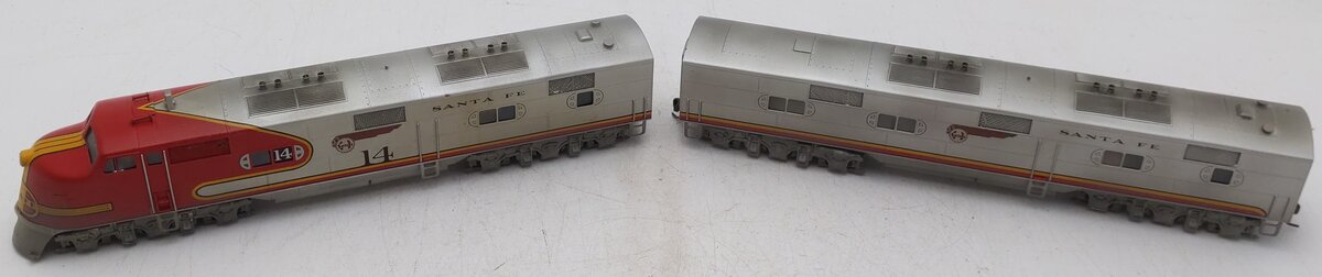 Hallmark Models HO Brass Santa Fe EMD E-3/6 AB Diesel Set EX/Box