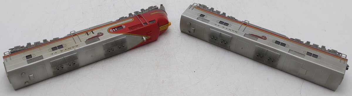 Hallmark Models HO Brass Santa Fe EMD E-3/6 AB Diesel Set EX/Box