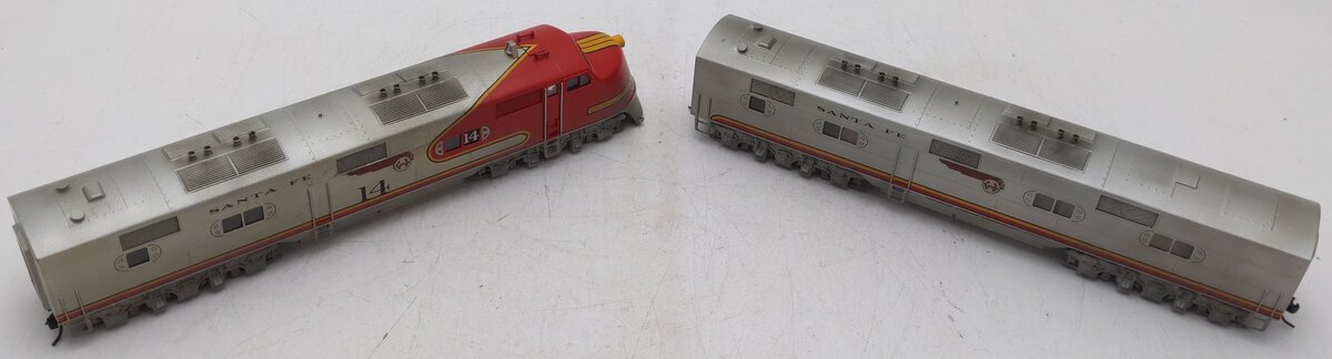 Hallmark Models HO Brass Santa Fe EMD E-3/6 AB Diesel Set EX/Box