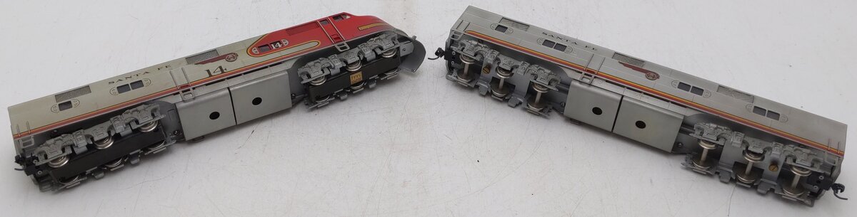 Hallmark Models HO Brass Santa Fe EMD E-3/6 AB Diesel Set EX/Box