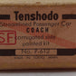 Tenshodo 612 HO Scale BRASS Santa Fe Coach Passenger Car #46158 - Kit VG/Box
