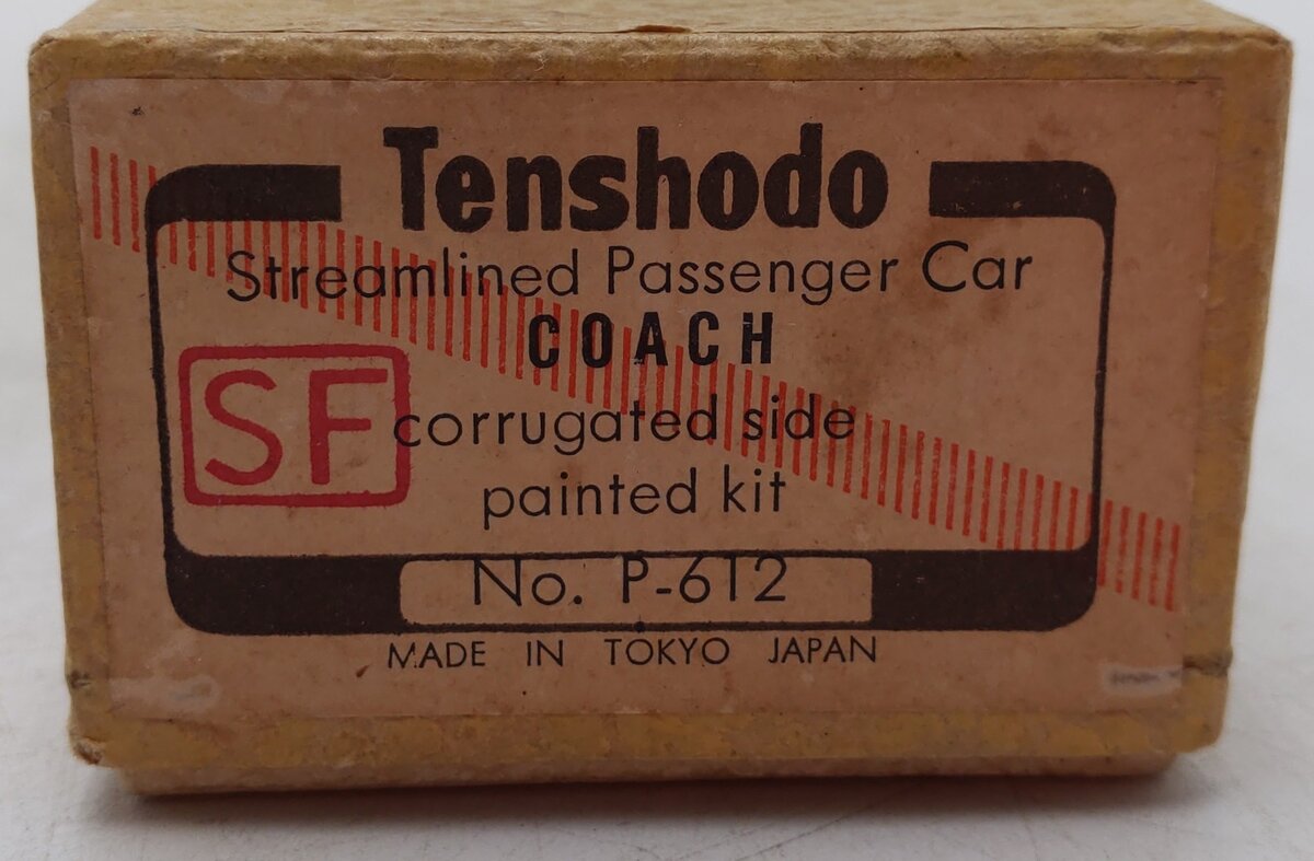 Tenshodo 612 HO Scale BRASS Santa Fe Coach Passenger Car #46158 - Kit VG/Box