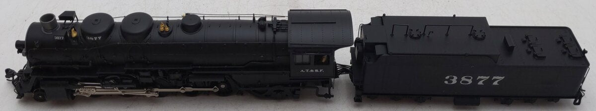 Broadway Limited 81 HO AT&SF 2-10-2 Steam Locomotive #3877 w/DCC & QSI Sound EX/Box