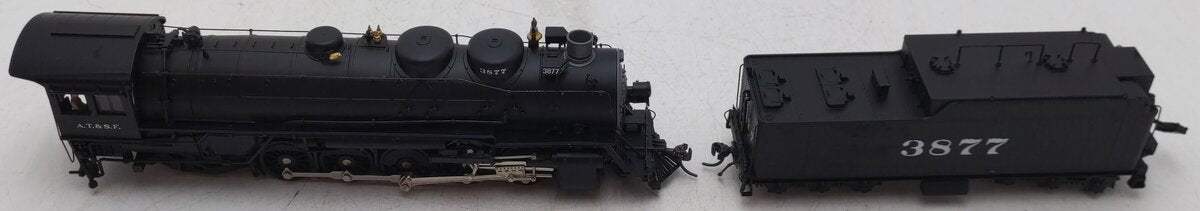 Broadway Limited 81 HO AT&SF 2-10-2 Steam Locomotive #3877 w/DCC & QSI Sound EX/Box