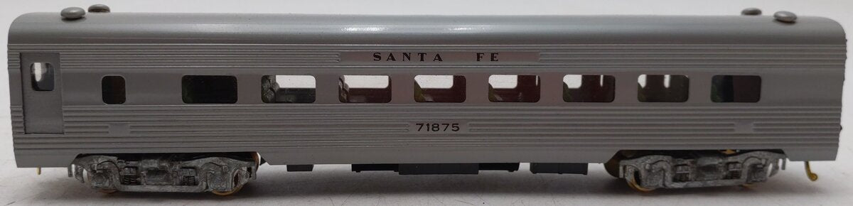 Tenshodo 402 HO Scale Brass Santa Fe Coach Car #71875 VG/Box