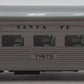 Tenshodo 402 HO Scale Brass Santa Fe Coach Car #71875 VG/Box
