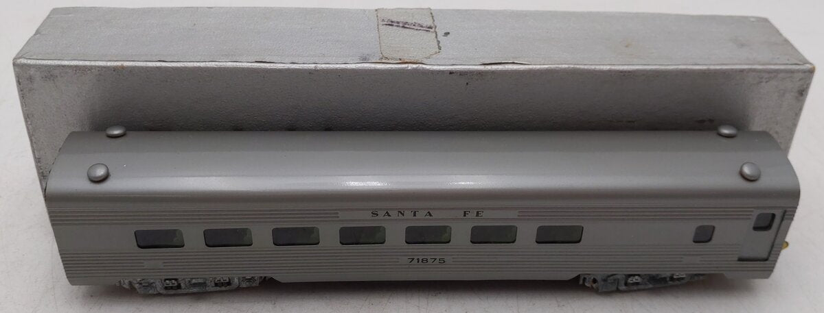 Tenshodo 402 HO Scale Brass Santa Fe Coach Car #71875 VG/Box