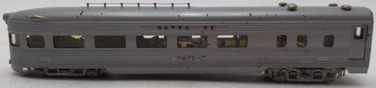 Tenshodo 406 HO BRASS Santa Fe Steamlined Observation Car/Box