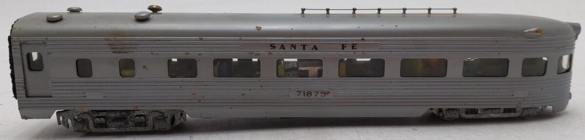 Tenshodo 406 HO BRASS Santa Fe Steamlined Observation Car/Box