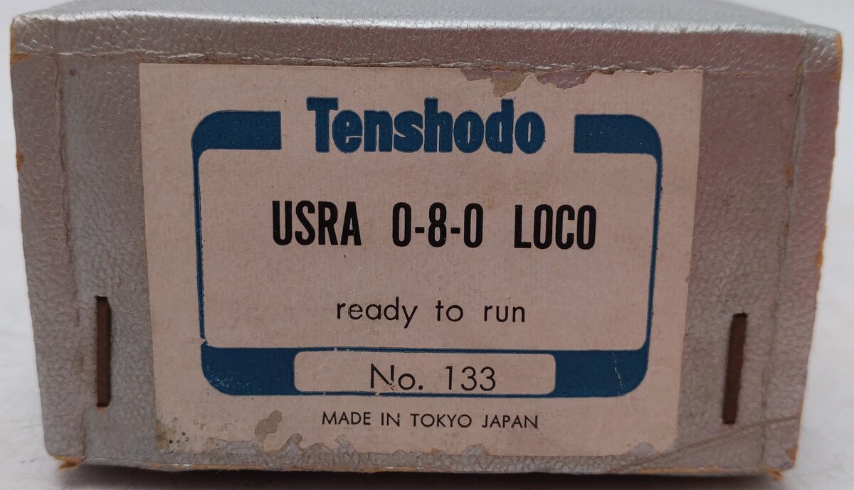 Tenshodo 133 HO Scale Brass USRA 0-8-0 Steam Locomotive EX/Box