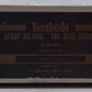 Tenshodo 163 HO Scale BRASS AT&SF Blue Goose Steam Loco & Tender VG/Box