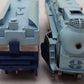 Tenshodo 163 HO Scale BRASS AT&SF Blue Goose Steam Loco & Tender VG/Box