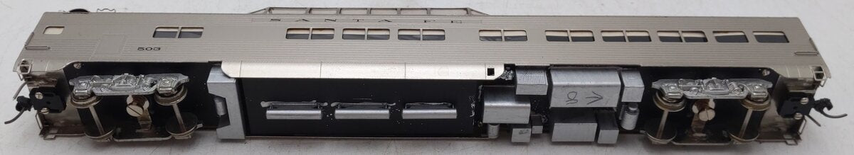Lambert BRASS HO Nickel Plate Santa Fe Super Chief Dome Car #503 EX/Box