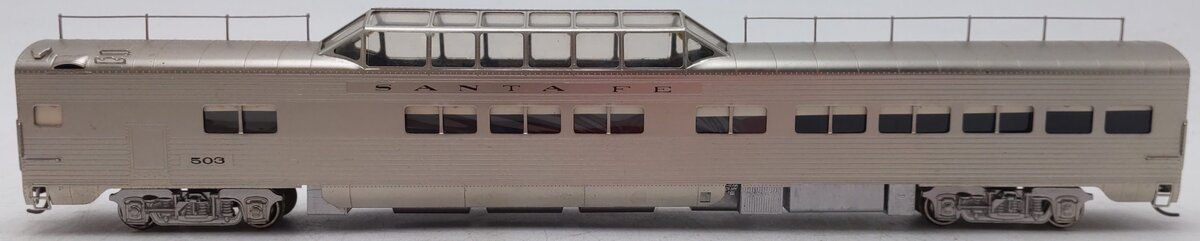 Lambert BRASS HO Nickel Plate Santa Fe Super Chief Dome Car #503 EX/Box