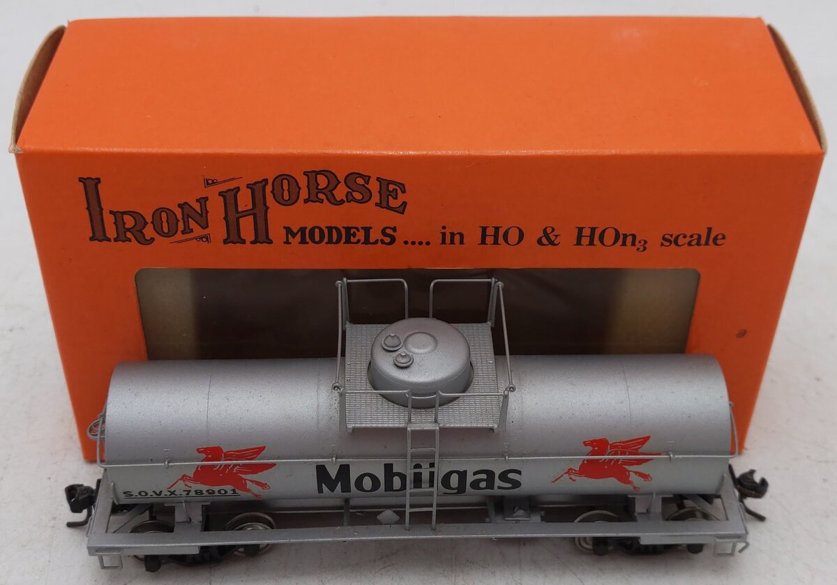 Precision Scale Company 15666 HO BRASS Mobilgas 10,000 Gallon Tank Car EX/Box