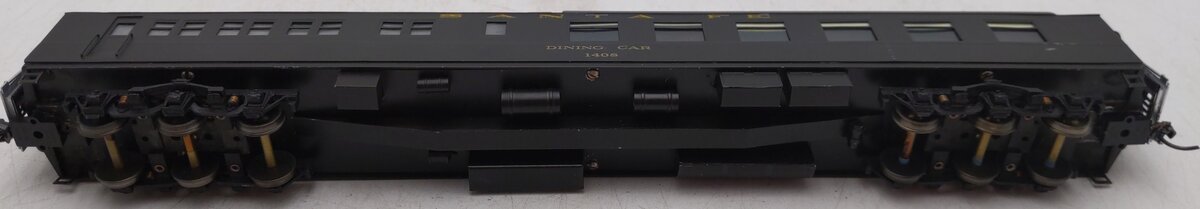 Lambert 1408 BRASS HO Scale Santa Fe Dining Passenger Car #1408 EX/Box