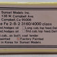 Sunset Models HO Scale BRASS Santa Fe 3160/4000 Class 2-8-2  Steam Loco & Tender EX/Box